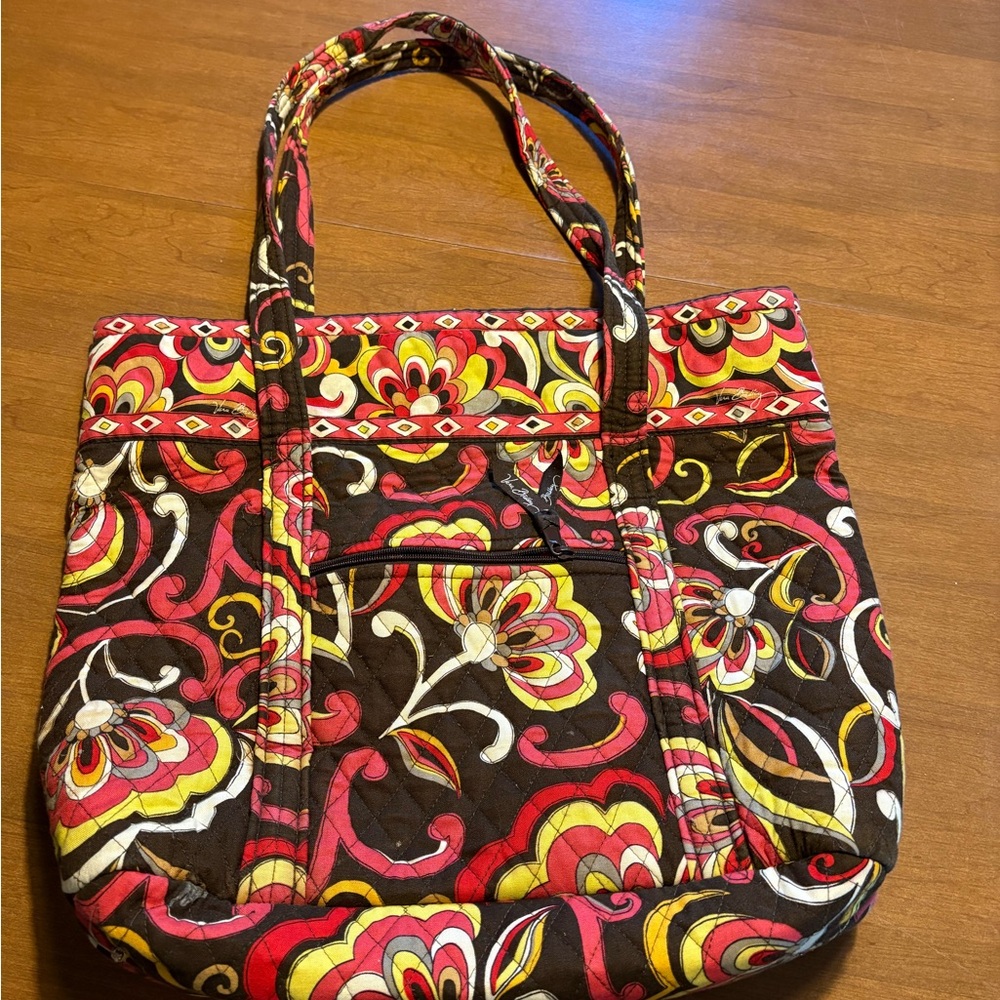 Vera Bradley Floral Patterned Tote Bag